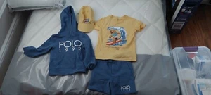 New Polo Ralph Lauren Kids Surfer Polo Bear Tshirt,Sweater,Shorts Hat in 4T - Picture 1 of 6