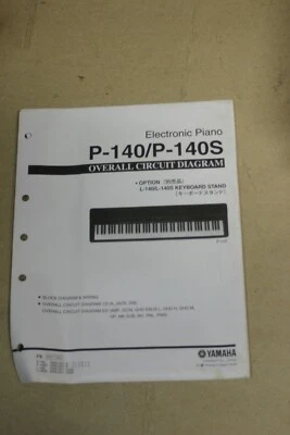 Diagrama de circuito general de piano electrónico Yamaha P-140/P-140S Foto 1 de 3