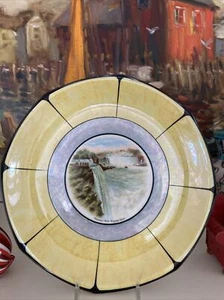 Vintage Art Deco Plate Niagara Falls  MZ CMR Altrohlau Czechoslovakia - Bild 1 von 5