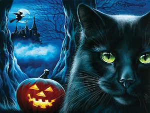 ENCHANTED CASTLE Irina Garmashova-Cawton SunsOut 1000 pc HALLOWEEN puzzle - NEW - Picture 1 of 1