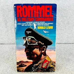 Rommel as Military Commander by Ronald Lewin WWII War Book Afrika Korps - Imagen 1 de 8
