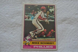 MIKE SCHMIDT Phillies HOF 1976 Topps - Picture 1 of 2