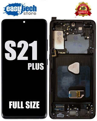 SAMSUNG S21 + PLUS 5G SM-G996 Display OLED Originale LCD Touch Schermo Nero