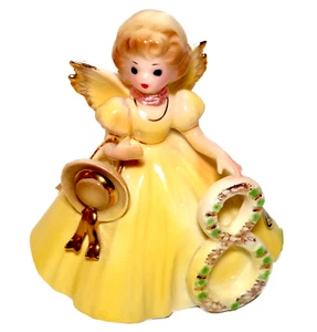 Ángel de 8 cumpleaños Josef Originals de colección por Muriel Joseph George con etiqueta colgante - Imagen 1 de 6