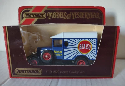 Matchbox Models Of Yesteryear Y-19 1929 Morris Cowley Van Brasso Polish MOY - Image 1 of 4