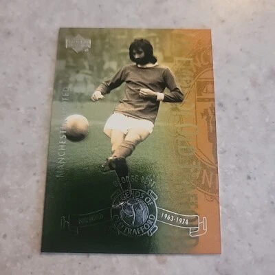 George Best 2001 Upper Deck Manchester United Legends of Old Trafford  Foto 1 de 2