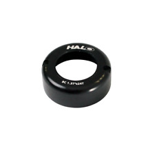 Halo Fix-t Track / Fixed Gear Bike Hub Threading Cover Alloy Black 1.37x24tpi