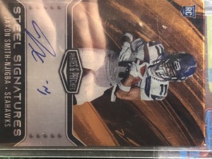 2023 Plates And Patches METAL GOLD Jaxon Smith Njigba Steel Signatures /10