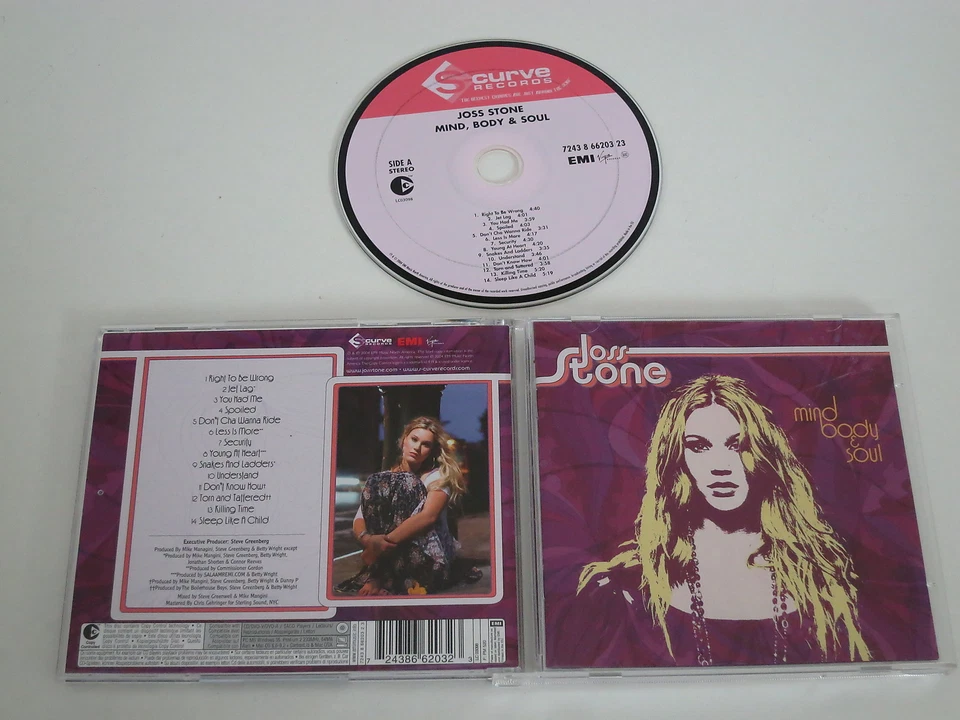 JOSS STONE/MIND BODY & SOUL(S-CURVE-EMI 7243 8 66203 2 3) CD ALBUM - Bild 1 von 1