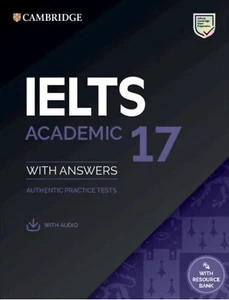 Cambridge English IELTS 17 ACADEMIC Practice Tests with Answers & AUDIO - NEW - Picture 1 of 1