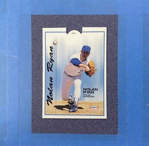 1993 Kraft Singles NOLAN RYAN Texas Rangers ~MR53