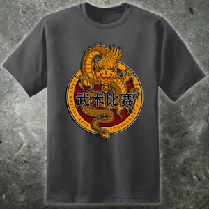 ENTER THE DRAGON Bruce Lee Hans Tournament KUNG FU MARTIAL ART T SHIRT Kung Fu - Picture 1 of 5