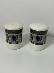 Mikasa Arabella Tulpen und Wein Salz und Pfefferstreuer Vintage eingestellt - Bild 1 von 4