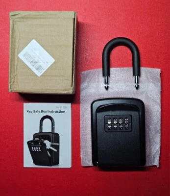 Diyife G10 Key Safe 4-Digit Combination Lock Box Storage Safe Outdoor 5 Key, NEW - Image 1 of 3