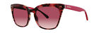 Nowe damskie okulary przeciwsłoneczne LILLY PULITZER Kenda PK Różowy żółw Kocie oko 54mm