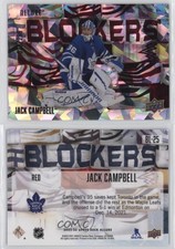 2022-23 Upper Deck Allure Blockers Red /299 Jack Campbell #BL-25