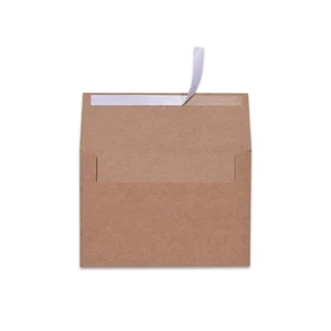 100 Pack A7 Brown Kraft Paper Invitation 5 x 7 Envelopes Quick Self Seal Comfort - Picture 1 of 5