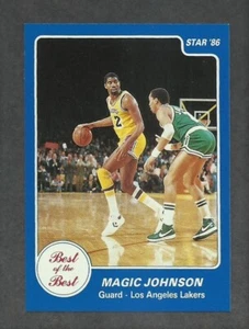 Magic Johnson 1986 Star Co 86 Best of the Best #8 casi nuevo-como nuevo o mejor '86 B - Imagen 1 de 1