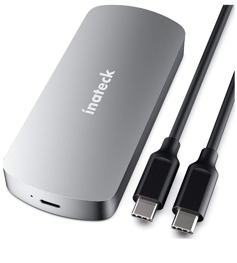 Inateck Nvme SSD Enclosure Adapter USB C - USB A and USB C- USB C Cables Inc. F - Image 1 of 1