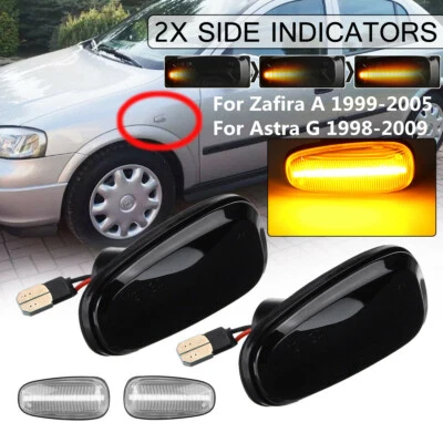 LED Dynamic Side Marker Light Turn Signal Lamp For Cadillac STS XLR Corvette C6 - Image 1 of 4
