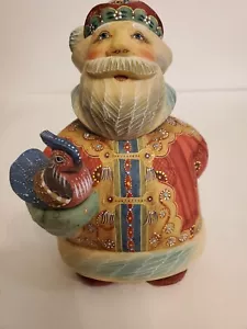 G DeBrekht Santa Figurine Bird Watcher Santa 2003 Special Edition #51783-2 - Picture 1 of 7