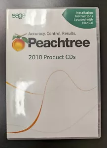 Sage Peachtree Complete Accounting 2010 Software With Serial Number (Pre Own) - Picture 1 of 2