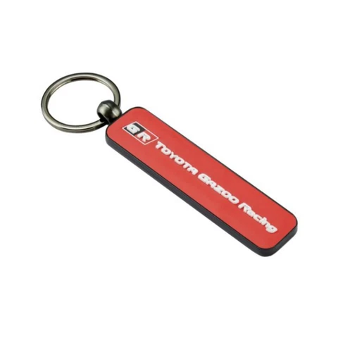 2022 Toyota Gazoo Racing red logo keyring size one size Cover
