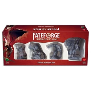 : Fateforge Chronicles of Kaan: Boss Miniatures Set - 4 Unpainted Figures, Bo... - Picture 1 of 6