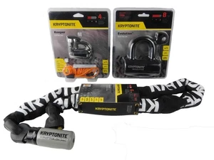 Kryptonite Keeper 5-S2 Disc lock Black and 912 3.9ft Integrated Chain w/DiscLock - Picture 1 of 4