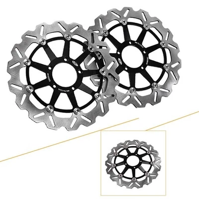 Front Stainless steel Brake Disc Rotor Fit Ducati 749 749R 848 999 Monster 1100S Foto 1 de 4