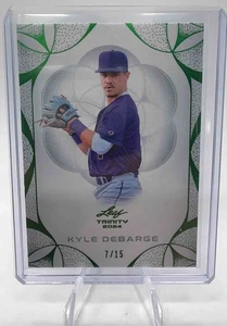 Hoja de béisbol Trinity Kyle DeBarge 2024 verde/15 #133 - Imagen 1 de 2