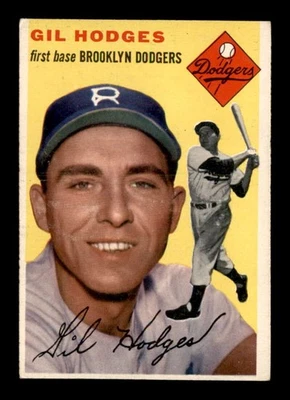 1954 Topps #102 Gil Hodges VGEX X3598086 - Imagem 1 de 3