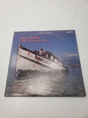 Jimmy Buffett 1974 Living and Dying in 3/4 Time LP ABC Dunhill DSD-50132 - Image 1 of 4
