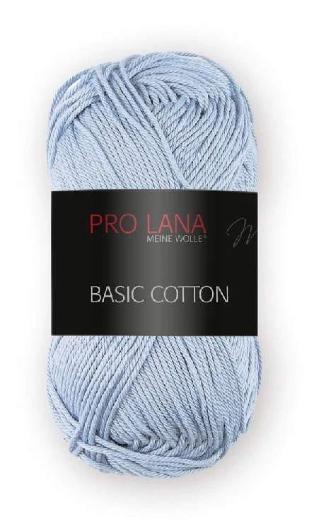 LANGENDORF & KELLER GMBH Pro Lana Basic Cotton Garn 100 % Baumwolle zum Stricken und Häkeln viele Farben