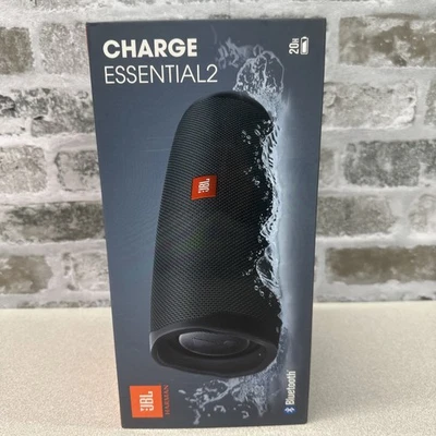 JBL Charge Essential 2 Portable Waterproof Speaker with Powerbank, Black Openbox