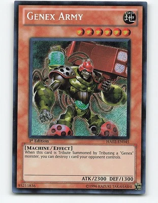 Genex Army #HA02-EN045 Secret Rare 1st Edition Yugioh Card - Image 1 of 2