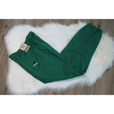 Nuevo con etiquetas Raro Adidas Vintage Nylon Rogue II Verde Pantalones de Pista Juveniles XL Foto 1 de 4