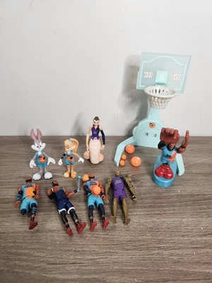 Space Jam New Legacy Action Figure Toy Lot Super Shot & Dunk Game LeBron Marvin - Image 1 of 4