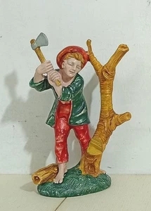 I118295 Schäferhund Krippe - Plastikfigur - Holzfäller - Bild 1 von 5