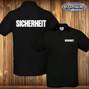 Camisa de seguridad suéter cuello redondo polo sudadera con capucha servicio de guardia de seguridad XS-5XL - Imagen 1 de 9
