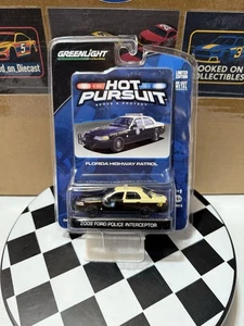 Hot Pursuit Florida Highway Patrol 2008 Ford Crown Vic Police Interceptor 1/64 - Picture 1 of 5