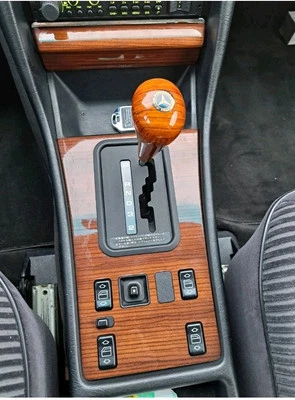 NEU Mercedes Holz Schaltknauf MB - Stern Schalthebel  W126 II - Serie Holzknauf - Bild 1 von 4