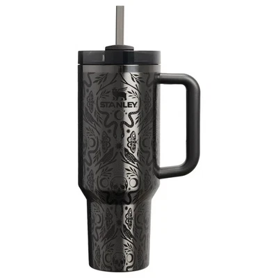 STANLEY  Halloween Black Limited Edition Tumbler Deadly Damask 40oz New In Hand# - Image 1 of 3