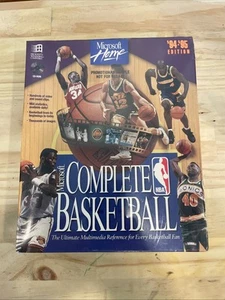 Sealed *NOT FOR RESALE* Microsoft Home Complete Basketball 94/95 Edition BIG BOX - Photo 1/7