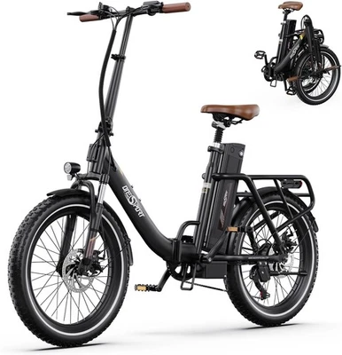 ONESPORT OT16-2 Elektrofahrrad 20 Zoll City e-bike 48V/17Ah Klappbar 7 Gänge NEU - Bild 1 von 4