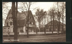 Gütersloh, Ansichtskarte, Lindenstraße mit Villen 1927 - Picture 1 of 2