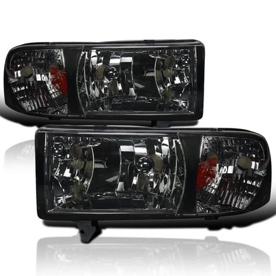Ram Pickup Smoke Lens Head Lights Corner Signal Pair - Imagem 1 de 4