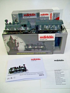 Märklin H0 36872 + 48620 Dampflok + Wagen HALLOWEEN **GLOW in the DARK** mfX AC - Picture 1 of 13
