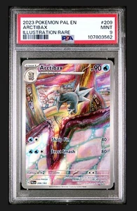 2023 Pokemon Paldea Evolved Arctibax Illustration Rare 209/193 PSA 9 - Picture 1 of 2