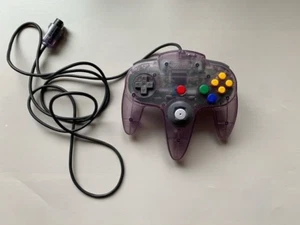 IA Atomic Purple Nintendo 64 N64 Controller Great Shape - Picture 1 of 2